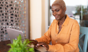 A female retiree looking for ways to make money in retirement